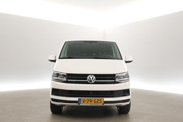 Volkswagen TRANSPORTER 2.0 TDI 150PK L2H1 | Dubbele Cabine | 5 Persoons | DSG Automaat | 2xSchuifdeur Airco Cruise Carplay Trekhaak Navi PDC 18''LMV