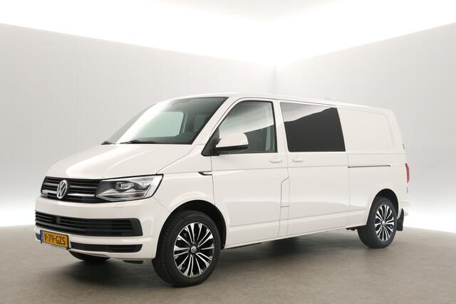 Volkswagen TRANSPORTER 2.0 TDI 150PK L2H1 | Dubbele Cabine | 5 Persoons | DSG Automaat | 2xSchuifdeur Airco Cruise Carplay Trekhaak Navi PDC 18''LMV