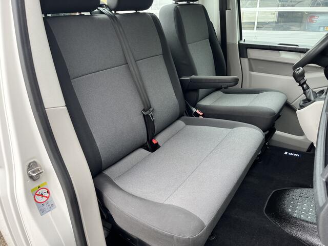 Volkswagen TRANSPORTER 2.0 TDI L2H1 150pk Pick up open laadbak Airco Cruise control Bluetooth trekhaak 2500 kg 1e eigenaar Dealer onderhouden P-up Bakwagen Doka Pritsche Ahk 2500kg