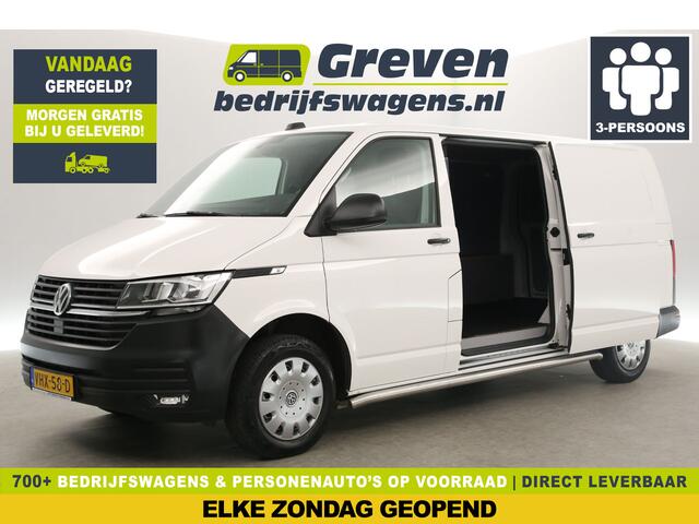 Volkswagen TRANSPORTER 2.0 TDI L2H1 Airco Cruise Carplay 2xSchuifdeur Navigatie PDC 3 Persoons Elektrpakket