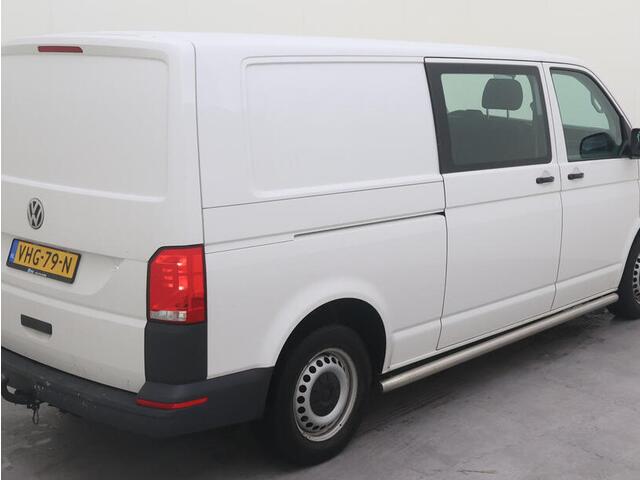 Volkswagen TRANSPORTER L2H1 Dubbele cabine 6-Zits Executive Plus Trekhaak Apple carplay Navigatie Cruise control parkeersensoren Sidebars Euro6