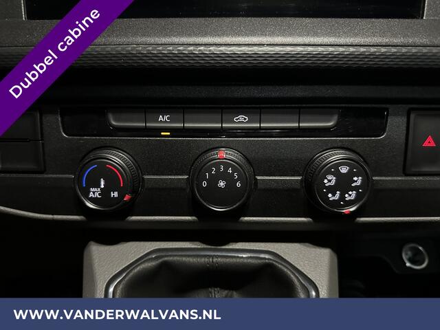 Volkswagen TRANSPORTER 2.0 TDI L2H1 Dubbele Cabine Euro6 Airco | 5-Zits | Navigatie | 2200kg Trekhaak | Apple Carplay Android Auto, Cruisecontrol, Parkeersensoren