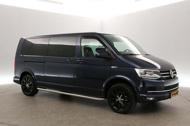 Volkswagen TRANSPORTER 2.0 TDI L2H1 | Dubbele Cabine | 5 Persoons | 204PK DSG Automaat Camera Carplay LED 2xSchuifdeur Airco Cruise Trekhaak Leder Navi 18"LMV PDC