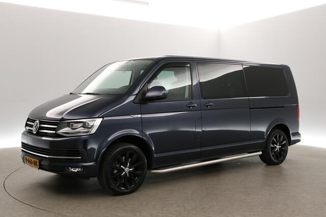 Volkswagen TRANSPORTER 2.0 TDI L2H1 | Dubbele Cabine | 5 Persoons | 204PK DSG Automaat Camera Carplay LED 2xSchuifdeur Airco Cruise Trekhaak Leder Navi 18"LMV PDC