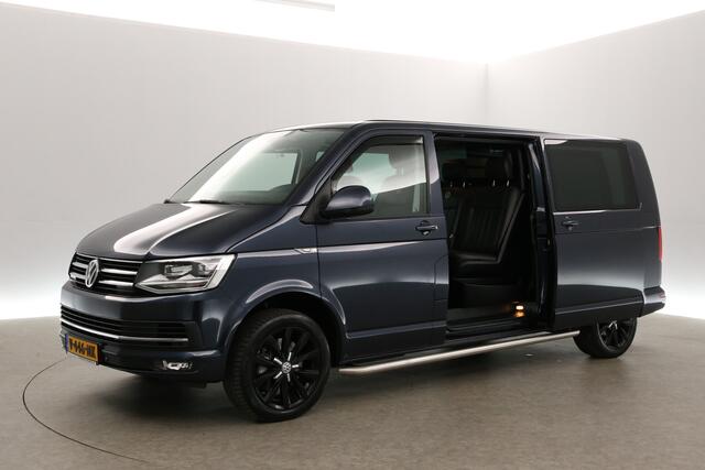 Volkswagen TRANSPORTER 2.0 TDI L2H1 | Dubbele Cabine | 5 Persoons | 204PK DSG Automaat Camera Carplay LED 2xSchuifdeur Airco Cruise Trekhaak Leder Navi 18"LMV PDC