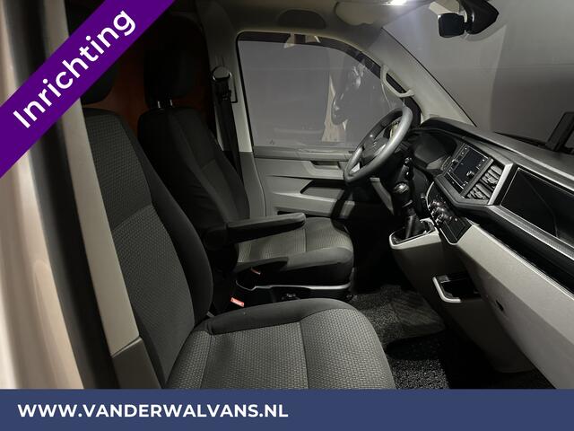 Volkswagen TRANSPORTER 2.0 TDI 150pk L2H1 Inrichting Euro6 Airco | Camera | Apple Carplay | Android Auto | 2500kg Trekhaak Cruisecontrol, Parkeersensoren