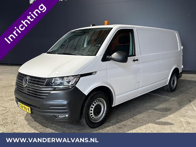 Volkswagen TRANSPORTER 2.0 TDI 150pk L2H1 Inrichting Euro6 Airco | Camera | Apple Carplay | Android Auto | 2500kg Trekhaak Cruisecontrol, Parkeersensoren