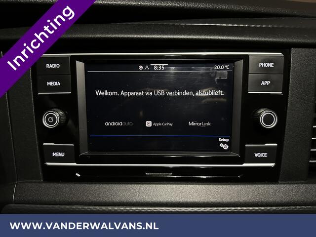 Volkswagen TRANSPORTER 2.0 TDI 150pk L2H1 Inrichting Euro6 Airco | Apple Carplay | Android Auto | Cruisecontrol | 2500kg Trekhaak Dakdragers, Parkeersensoren