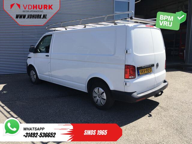 Volkswagen TRANSPORTER 2.0 TDI L2 BPM VRIJ! Imperiaal/ Carplay/ Airco/ Cruise/ PDC/ Trekhaak