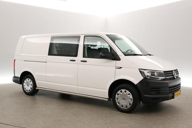 Volkswagen TRANSPORTER 2.0 TDI L2H1 | Dubbele Cabine | 6 Persoons | 140PK Airco Trekhaak Bluetooth Elektrpakket Schuifdeur Lat om Lat