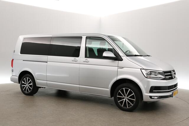 Volkswagen TRANSPORTER 2.0 TDI 150PK L2H1 | Dubbele Cabine | 5 Persoons | DSG Automaat ACC Airco 2xSchuifdeur Carplay LED Trekhaak Navi PDC 17"LMV