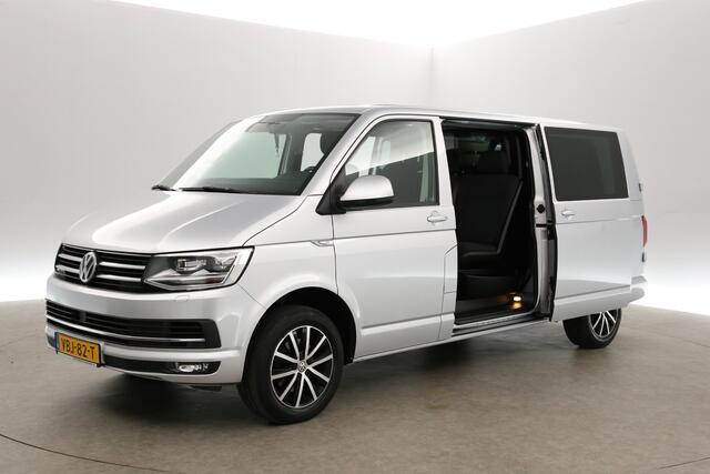 Volkswagen TRANSPORTER 2.0 TDI 150PK L2H1 | Dubbele Cabine | 5 Persoons | DSG Automaat ACC Airco 2xSchuifdeur Carplay LED Trekhaak Navi PDC 17"LMV