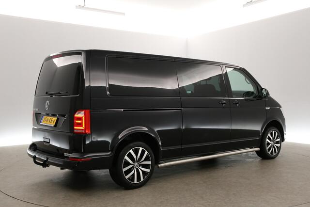 Volkswagen TRANSPORTER 2.0 TDI L2H1 | 204PK Aut. | Dubbele Cabine | Panoramadak | 5 Persoons | Airco | Camera | Carplay | Cruise | Navi | PDC | 18''LMV | 2xSchuifdeur | Trekhaak