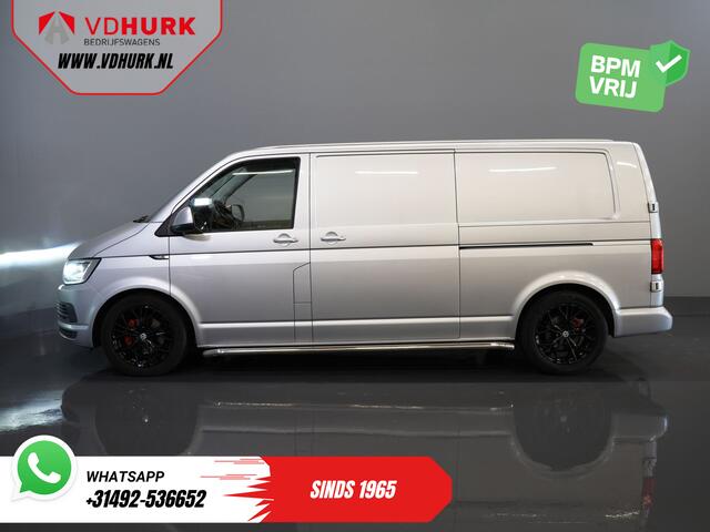 Volkswagen TRANSPORTER 2.0 TDI 140 pk DSG Aut. L2 Highline BPM VRIJ! LED/ 2x schuifdeur/ Stoelverw./ Standkachel/ Riem V.V/ Sidebars/ 18''LMV/ Camera/ Cruise/ Trekhaak/ Airco