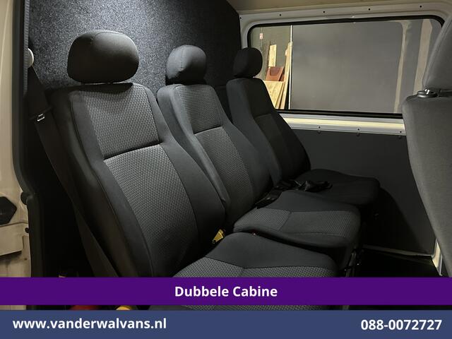 Volkswagen TRANSPORTER 2.0 TDI L2H1 Dubbele Cabine Euro6 Airco | 2200kg Trekhaak | Apple Carplay Cruiscontrol, Android Auto, 5-Zits, Parkeersensoren