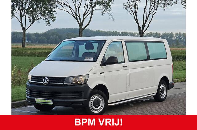 Volkswagen TRANSPORTER Kombi 2.0 TDI L2H1 Combi Personenbus BPM Vrij 9 persoons Airco Euro6 84 PK!