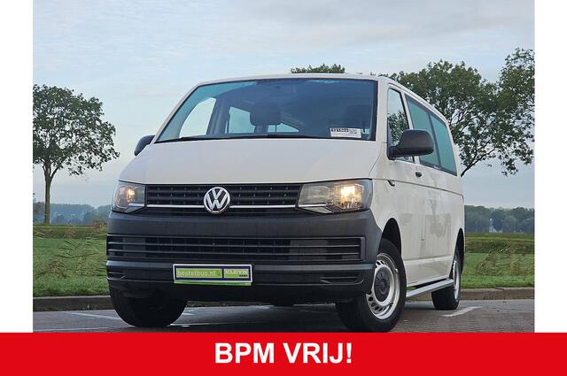 Volkswagen TRANSPORTER Kombi 2.0 TDI L2H1 Combi Personenbus BPM Vrij 9 persoons Airco Euro6 84 PK!