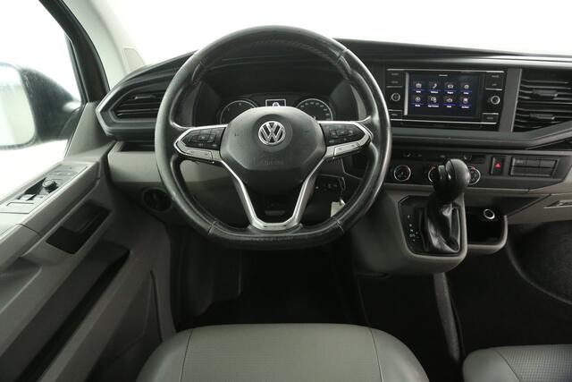Volkswagen TRANSPORTER 2.0 TDI 150PK L2H1 | MARGE | Automaat | Airco | Camera | Cruise | 3-Zits | Trekh. | Carplay | 2xSchuifdeur | Stoelverw.