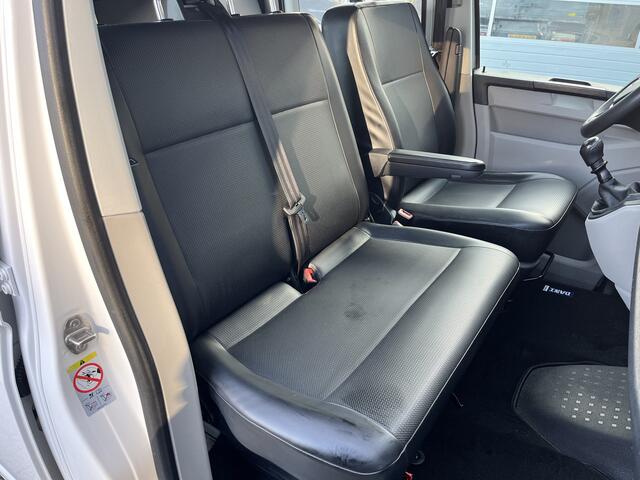 Volkswagen TRANSPORTER 2.0 TDI Pick up Kipper Open laadbak Airco 6-Persoons Telefoonverbinding Hoge schotten 1e eigenaar Dealer onderhouden Kieper P-up Doka Pritsche