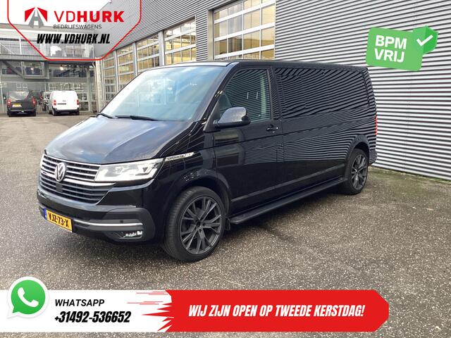 Volkswagen TRANSPORTER T6.1 2.0 TDI 150 pk DSG Aut. L2 DC Dubbel Cabine LED/ 20" LMV/ Elek. Schuifdeur/ Alpine/ Leder/ Climate/ Cruise/ Camera/ Trekhaak