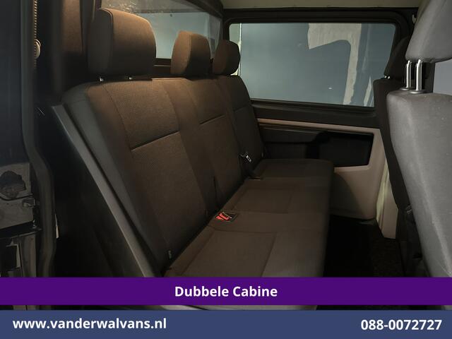 Volkswagen TRANSPORTER 2.0 TDI 150pk Automaat L2H1 Dubbele Cabine Euro6 Airco | 5-Zits | Navigatie | LM Velgen Apple Carplay, Android Auto, Cruisecontrol, Parkeersensoren, Verwarmde voorruit, Achterklep