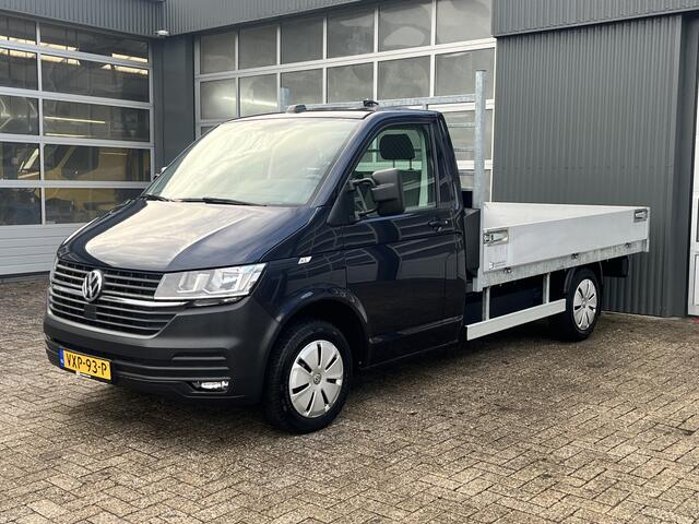 Volkswagen TRANSPORTER 2.0 TDI L2 Pick up open laadbak Pick-up met Airco Telefoonverbinding 3-Persoons 1e eigenaar Dealer onderhouden P-up Bakwagen Doka Pritsche Euro 6