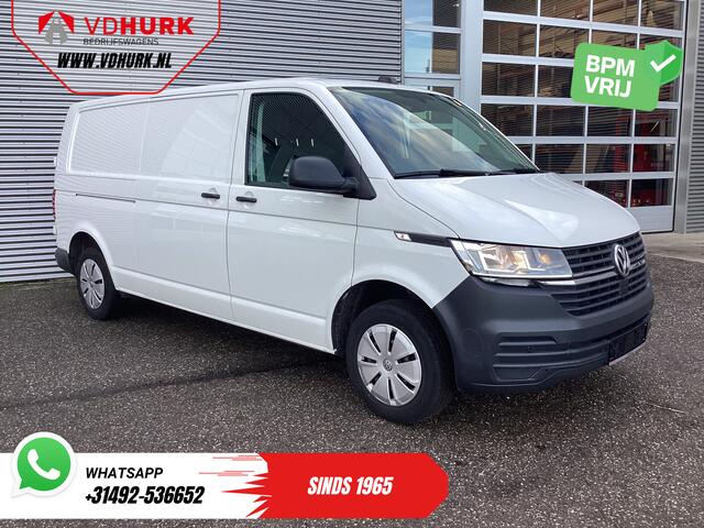 Volkswagen TRANSPORTER 2.0 TDI 150 pk DSG Aut. L2 Carplay/ 2x Schuifdeur/ Stoelverw./ Airco/ Cruise/ PDC V+A/ Trekhaak