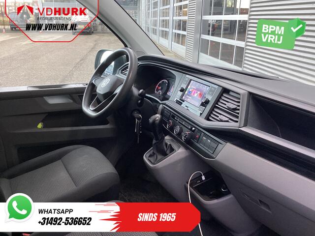 Volkswagen TRANSPORTER 2.0 TDI 150 pk DSG Aut. L2 Carplay/ 2x Schuifdeur/ Stoelverw./ Airco/ Cruise/ PDC V+A/ Trekhaak