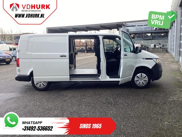 Volkswagen TRANSPORTER 2.0 TDI 150 pk DSG Aut. L2 Carplay/ 2x Schuifdeur/ Stoelverw./ Airco/ Cruise/ PDC V+A/ Trekhaak