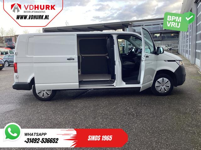 Volkswagen TRANSPORTER 2.0 TDI 150 pk DSG Aut. L2 Carplay/ 2x Schuifdeur/ Stoelverw./ Airco/ Cruise/ PDC V+A/ Trekhaak