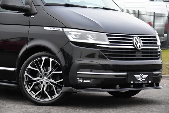 Volkswagen TRANSPORTER 2.0 TDI L2H1 30 DC Caravelle Virtual, Camera, Carplay, Leder, LED, 2 x Electrische deur, Clima, Trekhaak, 150pk, Automaat, Uniek! Bulli, Highline!