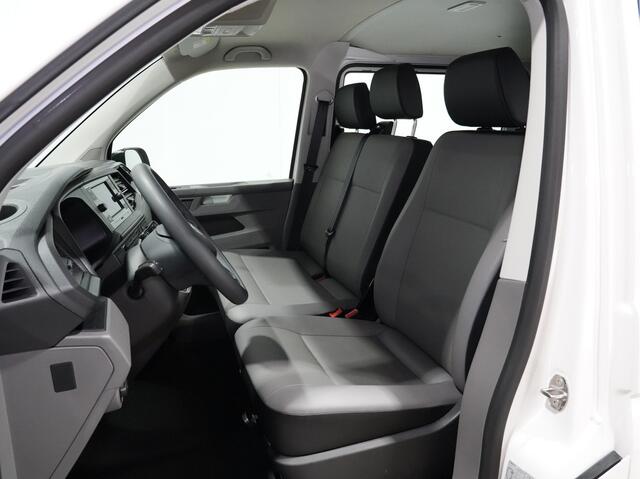 Volkswagen TRANSPORTER 2.0 TDI 110pk L1H1 Dubbele Cabine DC Navigatie via app Android/Carplay Airco DAB