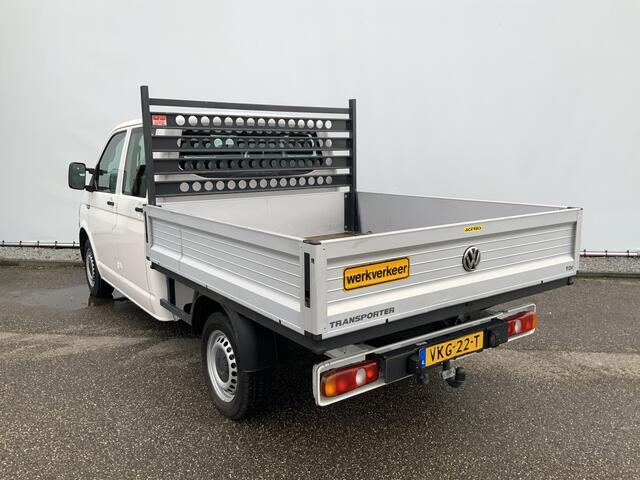 Volkswagen TRANSPORTER 2.0 TDI L2H1 Dub Cab Pick Up 6 Zits Airco Trekhaak 2200 kg Euro 6