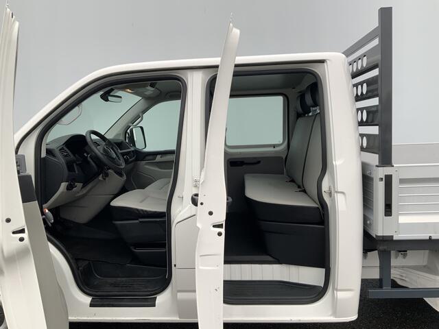 Volkswagen TRANSPORTER 2.0 TDI L2H1 Dub Cab Pick Up 6 Zits Airco Trekhaak 2200 kg Euro 6