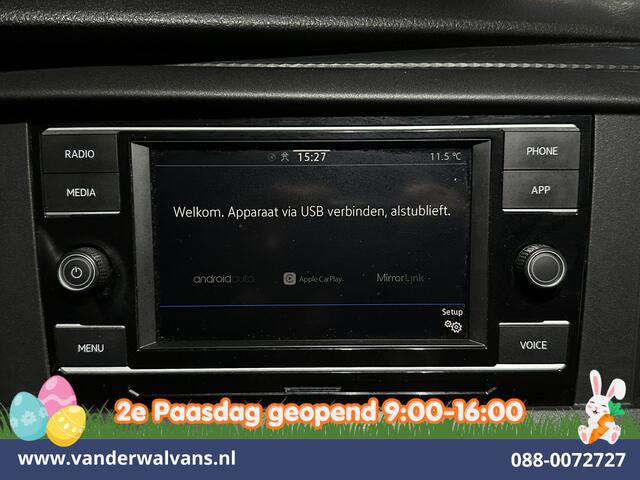 Volkswagen TRANSPORTER 2.0 TDI L2H1 Inrichting Euro6 Airco | Imperiaal | Omvormer | Camera | Apple Carplay | Cruisecontrol Android Auto, Trekhaak, Parkeersensoren