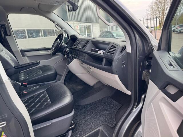 Volkswagen TRANSPORTER 2.0 TDI L2H1 Dubbelcabine Euro 6 Voorruitverwarming Leder Goed onderhouden