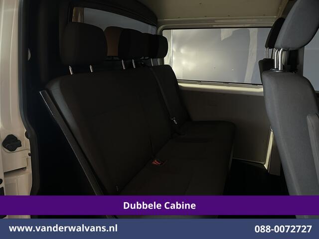 Volkswagen TRANSPORTER 2.0 TDI 150pk L2H1 Dubbele Cabine Airco | 5-Zits | Navigatie | Apple Carplay | Cruisecontrol Android Auto, 2500kg Trekhaak, Parkeersensoren, Achterklep