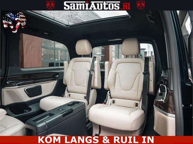 Volkswagen TRANSPORTER M.B V-KlASSE AMG VIP PURE LUXE 6 PERSOONS | 4-MATIC | LANG | PANO DAK | EXCLUSIVE | ADAPTIVE CRUISE | ALCANTARA HEMEL | BURMESTER | 6 X STOELEN VERWARMD EN GEKOELD | ROYALE (CLASS) BEEN RUIMTE |