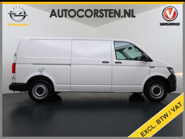 Volkswagen TRANSPORTER 2.0TDI L2H1 150pk Ecc Trekhaak Cruise-Control Verwarmde-Voorruit EURO6 Kasten-bouw Betonplex Comfortline Elektr. Ramen Centr.Vergrendeling Automatische Verlichting 2.500 kg trekvermogen