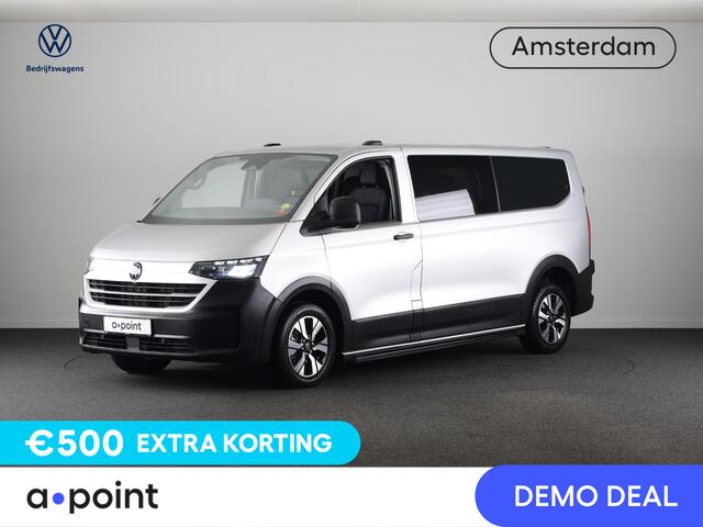 Volkswagen TRANSPORTER 2.0 TDI L2H1 30 4MOTION PanAmericana 170Pk Automaat DC Dubbele cabine | Verlengde garantie | Lederen bekleding | Trekhaak | Navigatie |