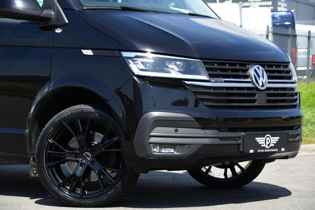 Volkswagen TRANSPORTER 2.0 TDI L2H1 DC 4Motion Black Edition Camera, Adaptieve Cruise, Carplay, LED, 4x4, Stoelverwarming, Automaat, Trekhaak, 199pk, Uniek!