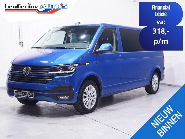 Volkswagen TRANSPORTER 2.0 TDI 150 pk DSG Aut. Dubbel Cabine Navi, Camera 1/2 Leder / Alcantara, LED Koplampen, 17" LMV, NAP, 5-Zits