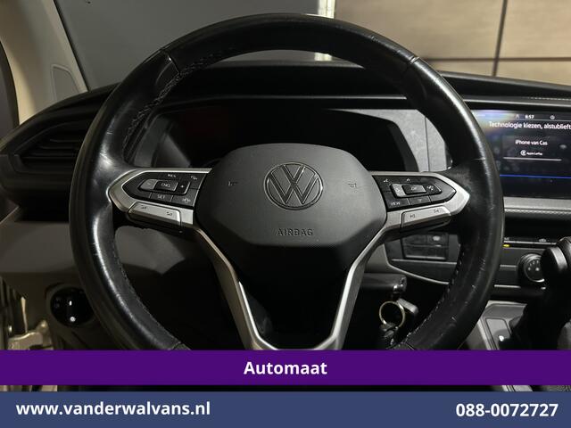 Volkswagen TRANSPORTER 2.0 TDI 150pk Automaat L1H1 Inrichting Euro6 Airco | Navigatie | Apple Carplay | Cruisecontrol Achterklep, Parkeersensoren, 2500kg trekvermogen