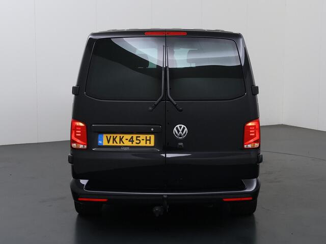 Volkswagen TRANSPORTER 2.0 TDI | 7-DSG | 199 PK | L2 H1 | DUBBELE CABINE | SCHUIFDEUR L+R | ADAPTIVE CRUISE CONTROL | LED KOPLAMPEN | 5-ZITS | BULLI | TREKHAAK | 18" SPRINGFIELD | NAVIGATIE | PARKEERCAMERA | ACHTERDEUREN