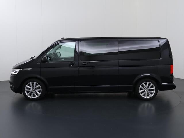 Volkswagen TRANSPORTER 2.0 TDI | 7-DSG | 199 PK | L2 H1 | DUBBELE CABINE | SCHUIFDEUR L+R | ADAPTIVE CRUISE CONTROL | LED KOPLAMPEN | 5-ZITS | BULLI | TREKHAAK | 18" SPRINGFIELD | NAVIGATIE | PARKEERCAMERA | ACHTERDEUREN