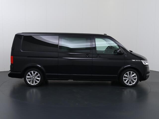 Volkswagen TRANSPORTER 2.0 TDI | 7-DSG | 199 PK | L2 H1 | DUBBELE CABINE | SCHUIFDEUR L+R | ADAPTIVE CRUISE CONTROL | LED KOPLAMPEN | 5-ZITS | BULLI | TREKHAAK | 18" SPRINGFIELD | NAVIGATIE | PARKEERCAMERA | ACHTERDEUREN