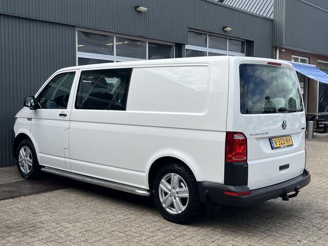 Volkswagen TRANSPORTER 2.0 TDI L2H1 DC 4Motion 150pk 4x4 Vierwielaandrijving Airco Cruise controle Telefoonverbinding Navigatie Apple carplay Trekhaak 2500kg Euro 6 Bpm vrij voor particulier gebruik!!
