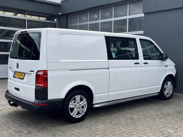Volkswagen TRANSPORTER 2.0 TDI L2H1 DC 4Motion 150pk 4x4 Vierwielaandrijving Airco Cruise controle Telefoonverbinding Navigatie Apple carplay Trekhaak 2500kg Euro 6 Bpm vrij voor particulier gebruik!!