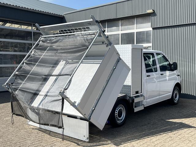 Volkswagen TRANSPORTER 2.0 TDI L2H1 DC 30 Dubbele cabine open laadbak Airco Cruise controle trekhaak 2500kg trekgewicht Telefoonverbinding