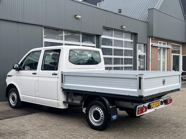 Volkswagen TRANSPORTER 2.0 TDI DC Pick-up Openlaadbak Airco Telefoonverbinding 6-Persoons 1e eigenaar Dubbele cabine P-up Euro 6 Bpm vrij voor particulier gebruik!!